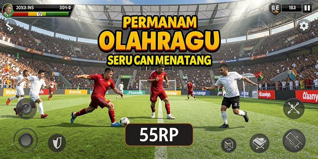 Gameplay menarik dengan grafik olahraga yang memukau di 55RP.