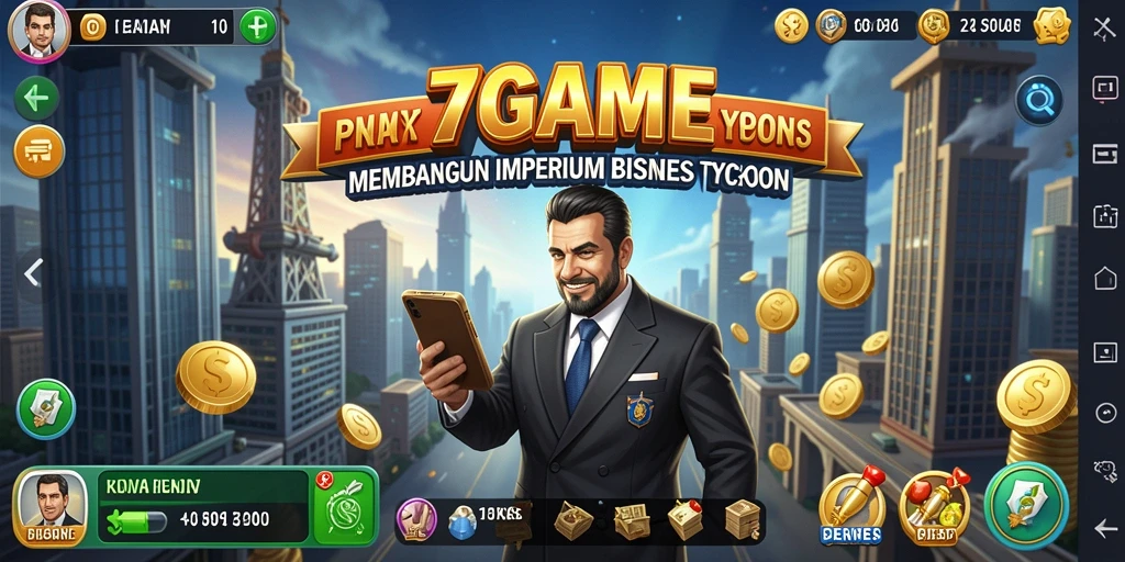 Tampilan gameplay Tycoon yang menarik dan mengasyikkan di 7GAME.