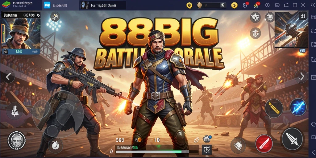 Gameplay seru di 88BIG dalam pertempuran Battle Royale.