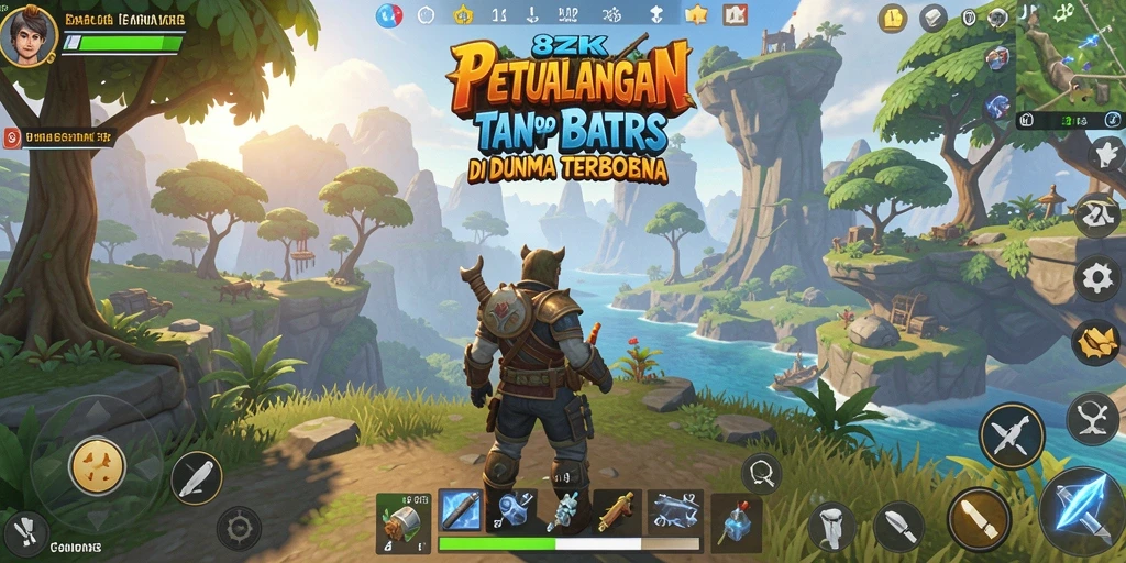 Gameplay mendebarkan dalam dunia terbuka 8ZK.