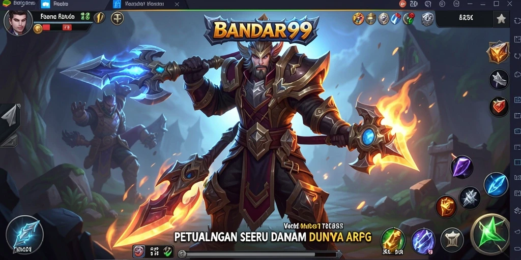 Tampilan gameplay BANDAR99 yang memukau dengan aksi ARPG.