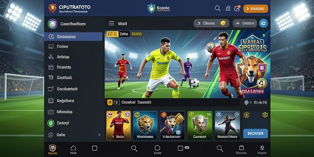 Tampilan menarik dari gameplay taruhan olahraga di CIPUTRATOTO.