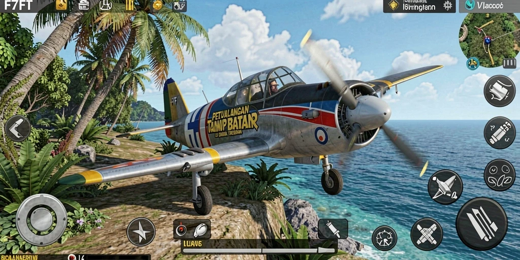 Gameplay seru di dunia terbuka F7F7.