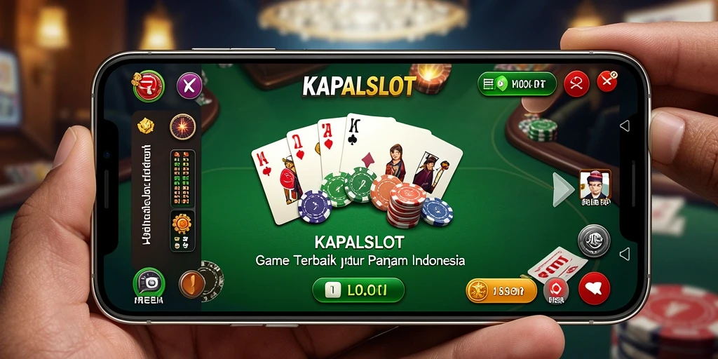 Screenshot KAPALSLOT menampilkan momen seru permainan Poker.
