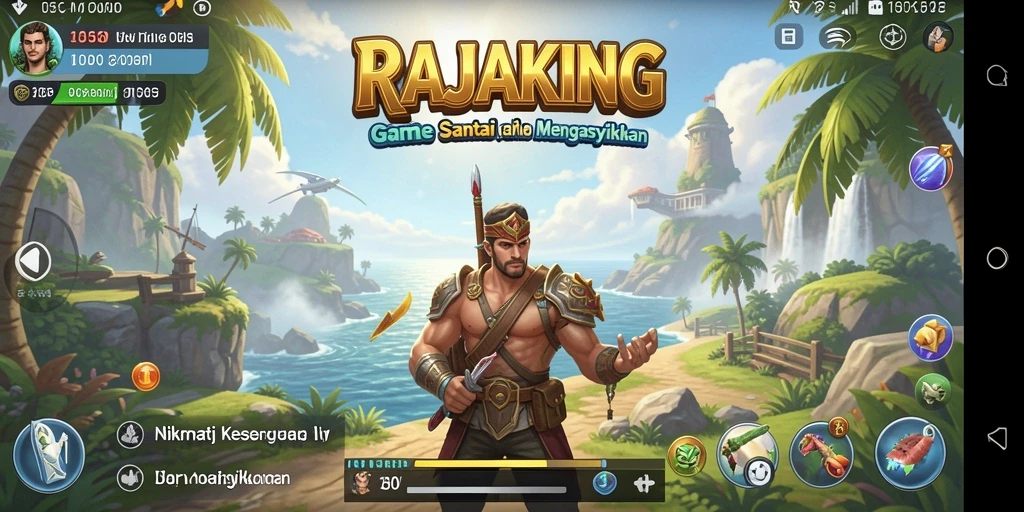 Screenshot gameplay RAJAKING menampilkan keseruan bermain yang mengasyikkan.
