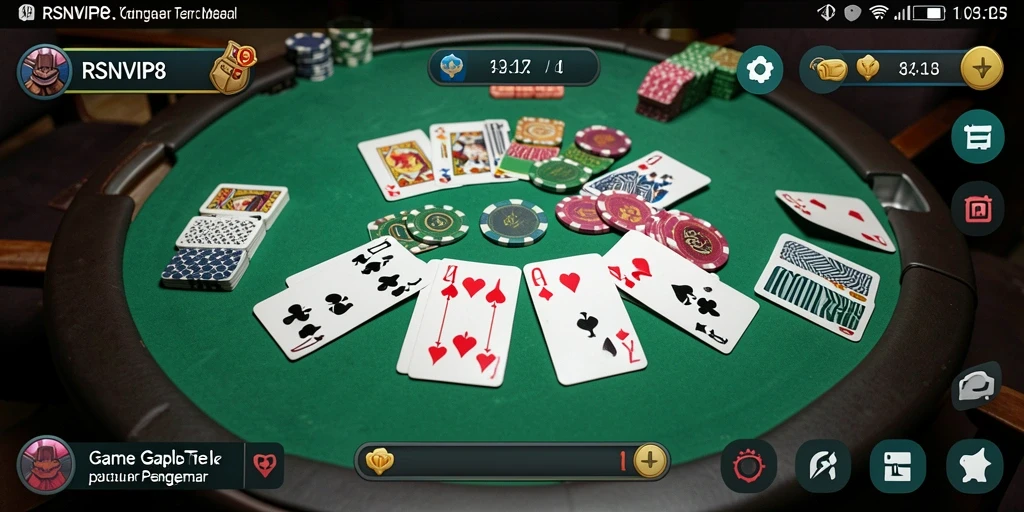 Tampilan gameplay Gaple yang seru dan interaktif di RSNVIP8.