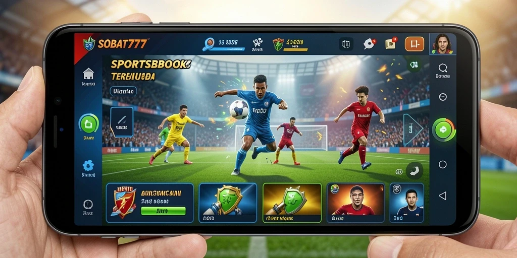Screenshot permainan SOBAT777 yang menampilkan pengalaman sportsbook.